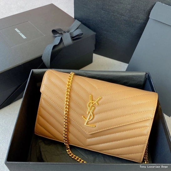 Tony Luxuries WALLET CASSANDRE CHAIN MATELASSÉ YSL 0723